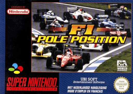 F1 Pole Position box art for Super Nintendo